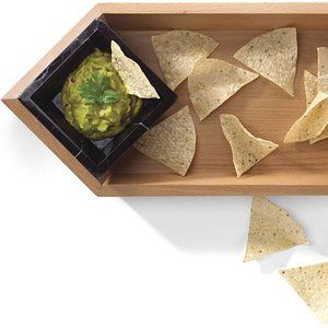 Lenox Platform Beechwood and Marble 2 Piece Serve